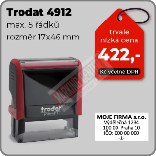 Trodat Printy 4912, 46x17mm
