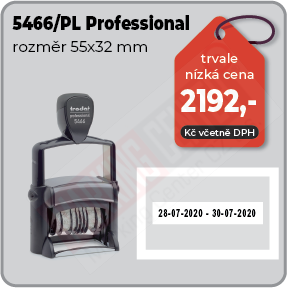 Trodat Professional 5466PL, 55x32mm